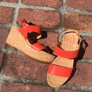 Kork Ease wedges. Super comfortable.